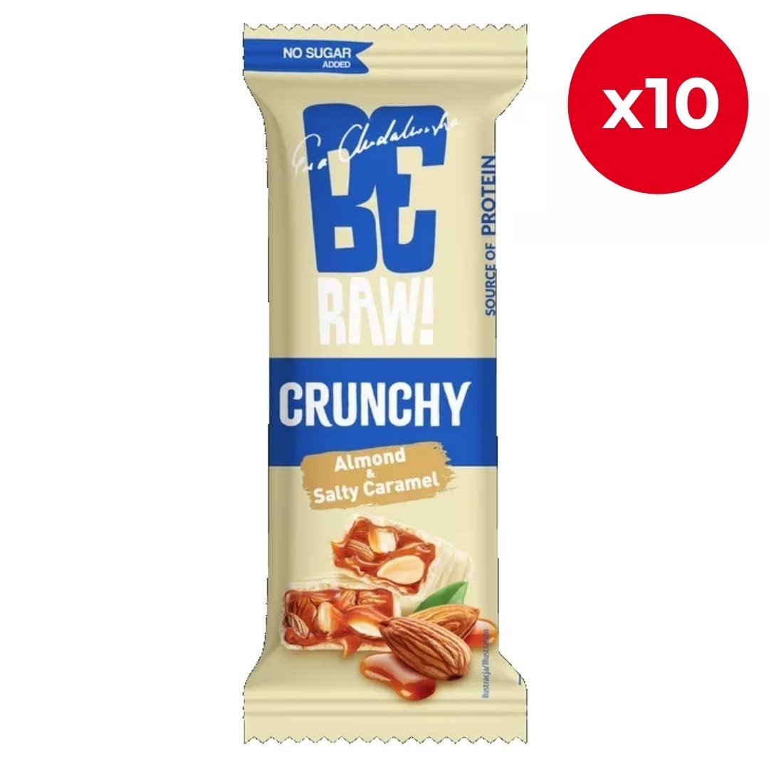 Be Raw Crunchy Almond & Salty Caramel 40g - Be Raw - Vesa Beauty