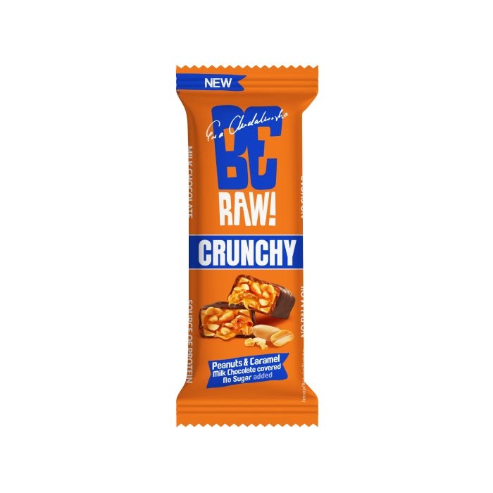 Be Raw Crunchy Peanuts & Caramel Bar 40g - Be Raw - Vesa Beauty