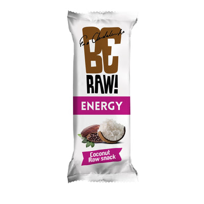 Be Raw Energy Bar - Coconut 40g - Be Raw - Vesa Beauty