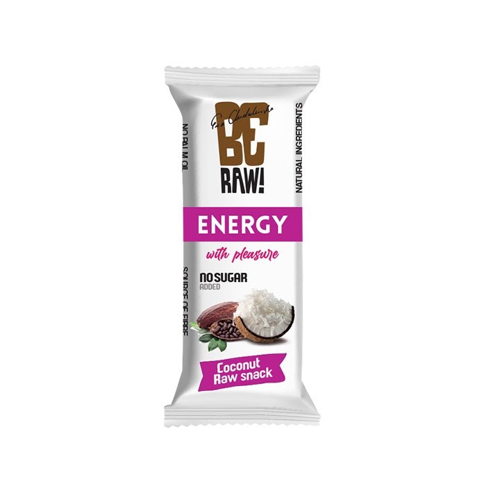 Be Raw Energy Bar - Coconut 40g - Be Raw - Vesa Beauty