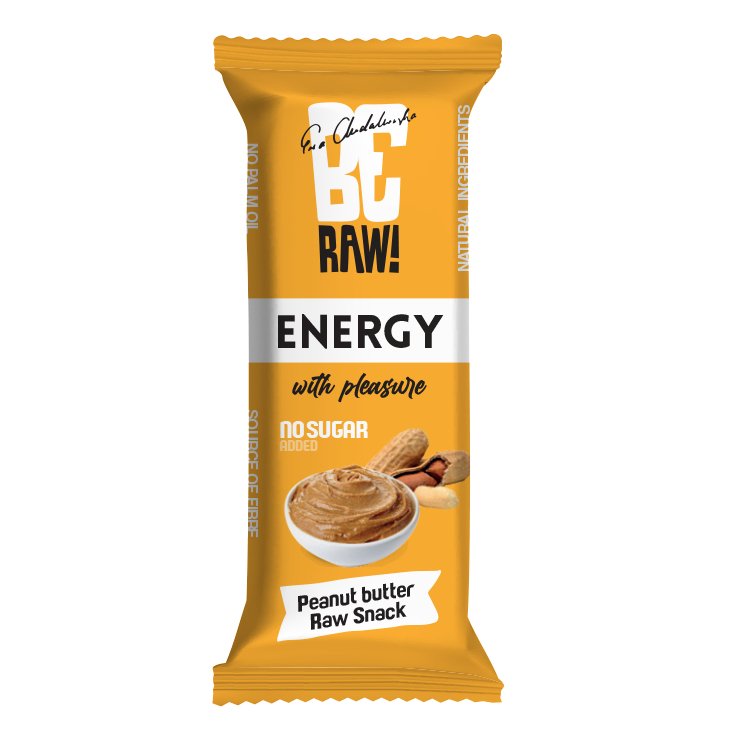 Be Raw Energy Bar - Peanut butter Raw Snack 40g - Be Raw - Vesa Beauty