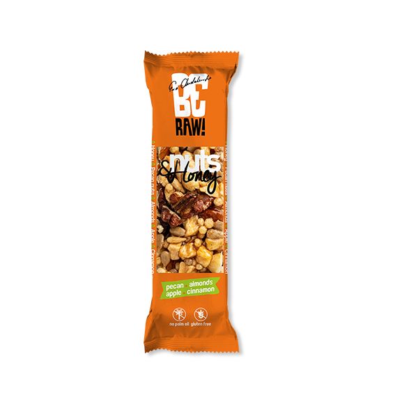 Be Raw Nuts&Honey Bar Pecan 30g - Be Raw - Vesa Beauty