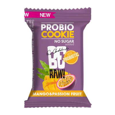 Be Raw Probio Cookie Mango&Passion Fruit 18g - Be Raw - Vesa Beauty