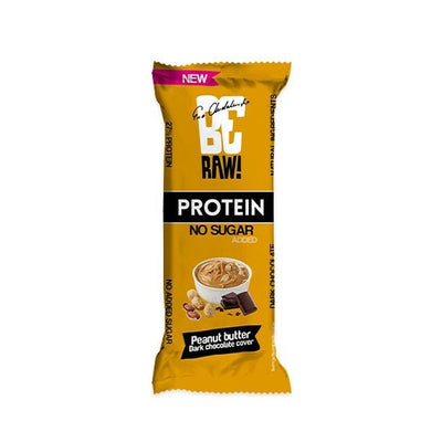 Be Raw Protein 27% Bar - Peanut Butter dark chocolate cover 40g - Be Raw - Vesa Beauty