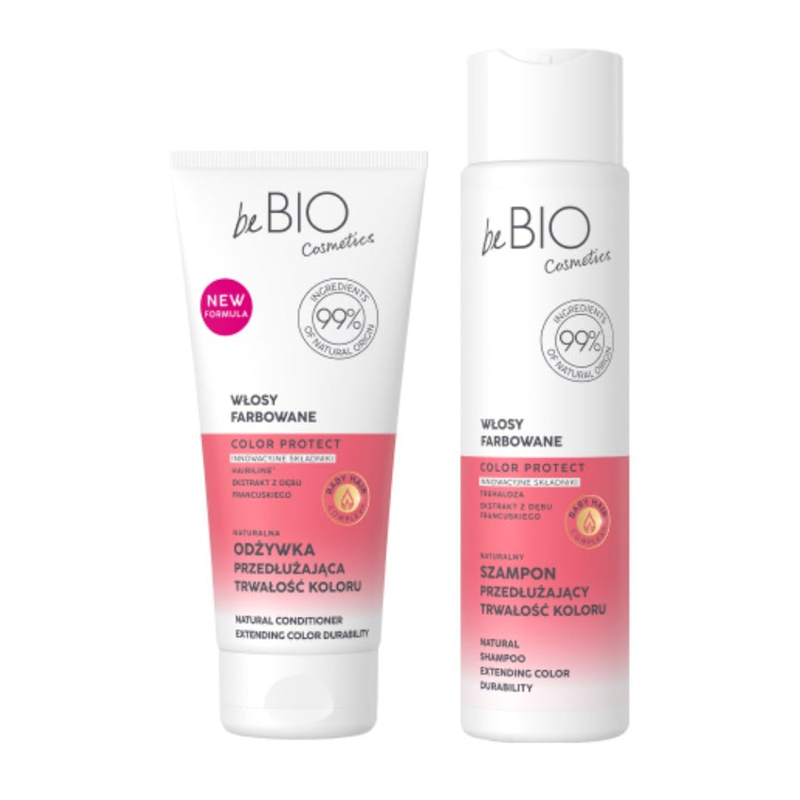 BeBio Baby Hair Complex - Coloured Hair Set: Shampoo 300ml +Conditioner 200ml - BeBio Ewa Chodakowska - Vesa Beauty