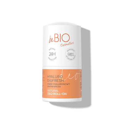 BeBio Deodorant roll-on HYALURO bioFRESH hyaluronic acid & orange extract 50ml - BeBio Ewa Chodakowska - Vesa Beauty