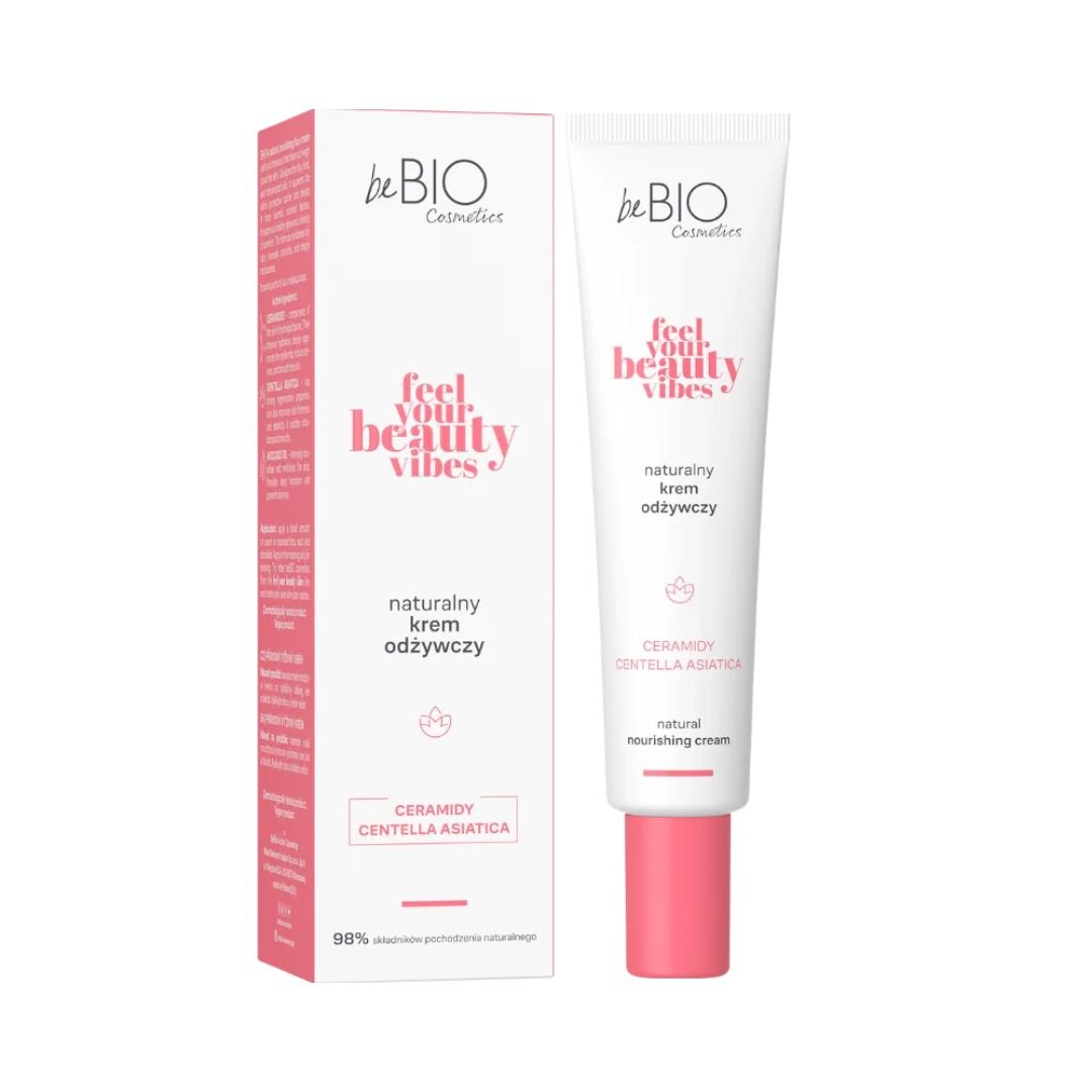 beBIO Feel Your Beauty Vibes - Natural Nourishing Cream - ceramides, centella asiatica 40ml - beBIO Ewa Chodakowska - Vesa Beauty