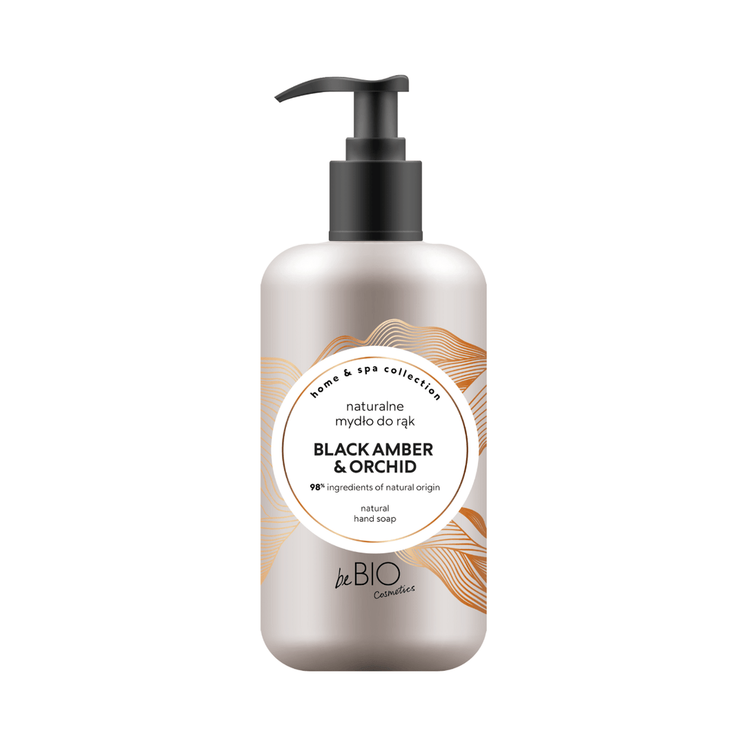 BeBio home & spa collection Natural Hand Soap Black Amber & Orchid 300ml - BeBio Ewa Chodakowska - Vesa Beauty