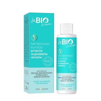 BeBio Keratin Treatment - Enzymatic scrub to stimulate hair growth 100ml - BeBio Ewa Chodakowska - Vesa Beauty