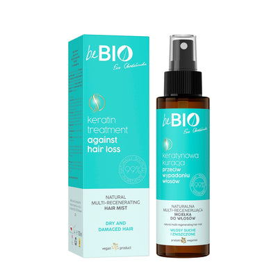 BeBio Keratin Treatment - Multi-regenerating mist for dry and damaged hair 100ml - BeBio Ewa Chodakowska - Vesa Beauty