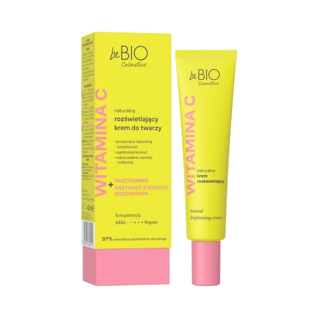 beBIO Natural Brightening Face Cream 40ml - beBIO Ewa Chodakowska - Vesa Beauty
