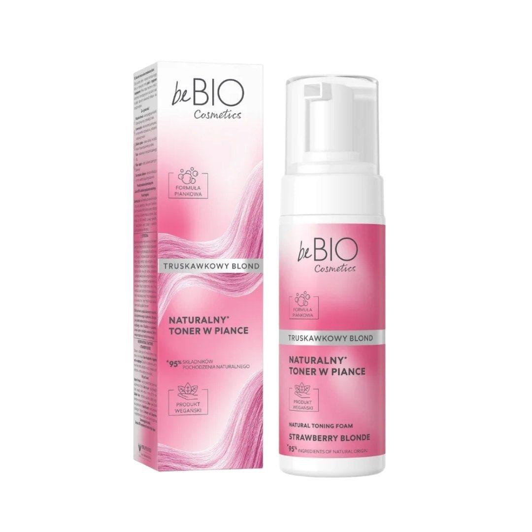 beBIO Natural Hair Toning Foam - Strawberry Blonde 120ml - beBIO Ewa Chodakowska - Vesa Beauty