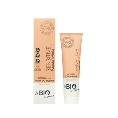 BeBio Natural toothpaste Sensitive Papaya & Mint 100ml - BeBio Ewa Chodakowska - Vesa Beauty