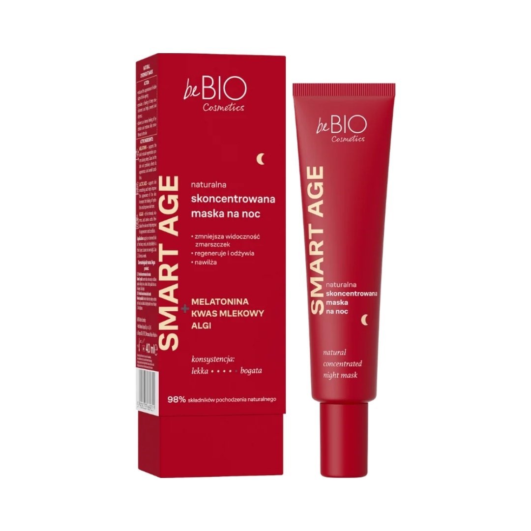 beBIO SMART AGE Natural concentrated night mask 40ml - beBIO Ewa Chodakowska - Vesa Beauty