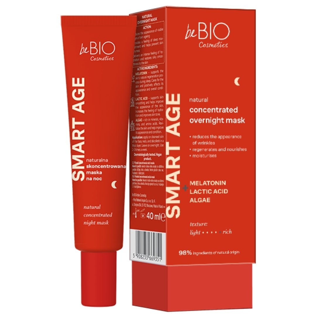 beBIO SMART AGE Natural concentrated overnight mask 40ml - beBIO Ewa Chodakowska - Vesa Beauty