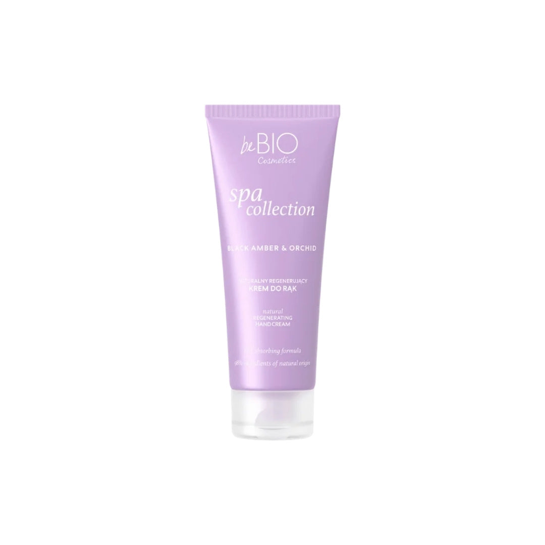 Natural Cosmetics SPA collection - Natural Regenerating Hand Cream BLACK AMBER & ORCHID 50ml