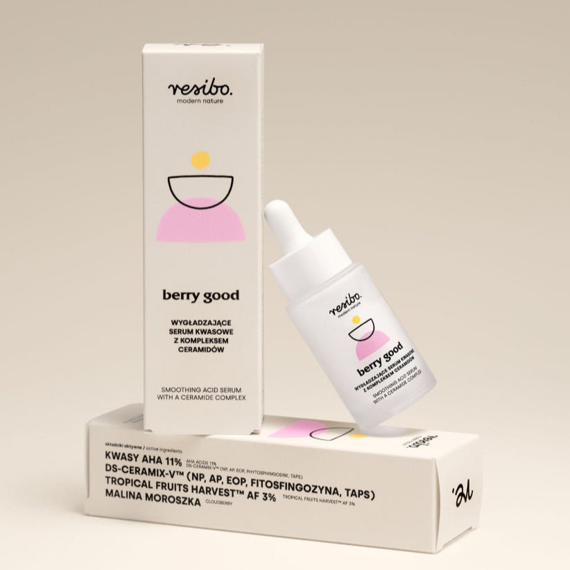 BERRY GOOD smoothing acid serum with a ceramide complex 30ml - Resibo - Vesa Beauty