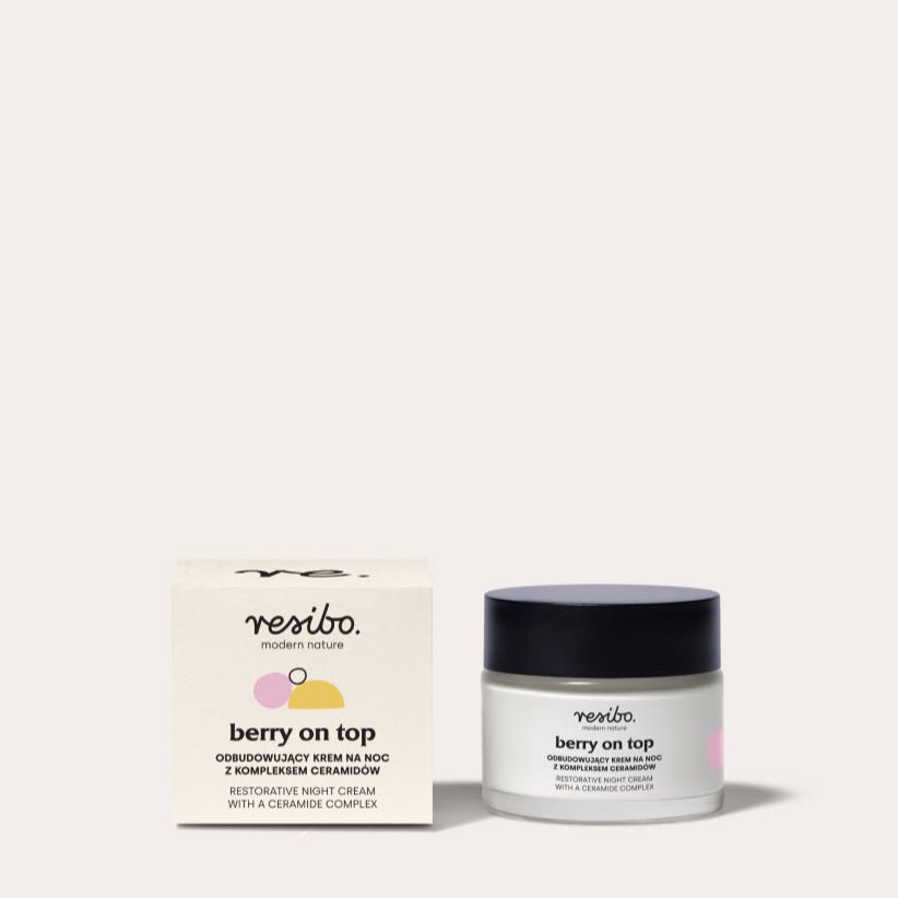 BERRY ON TOP restorative night cream with a ceramide complex 50ml - Resibo - Vesa Beauty