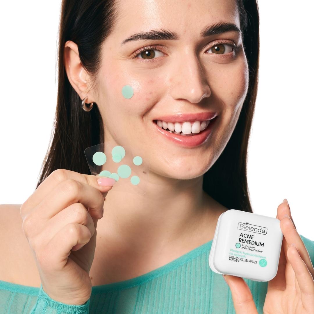 Bielenda ACNE REMEDIUM Hydrocolloid pimple patches 32pcs - Bielenda - Vesa Beauty