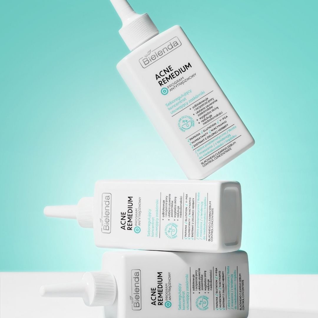 Bielenda ACNE REMEDIUM Sebum - regulating blackhead remover concentrate 130ml - Bielenda - Vesa Beauty