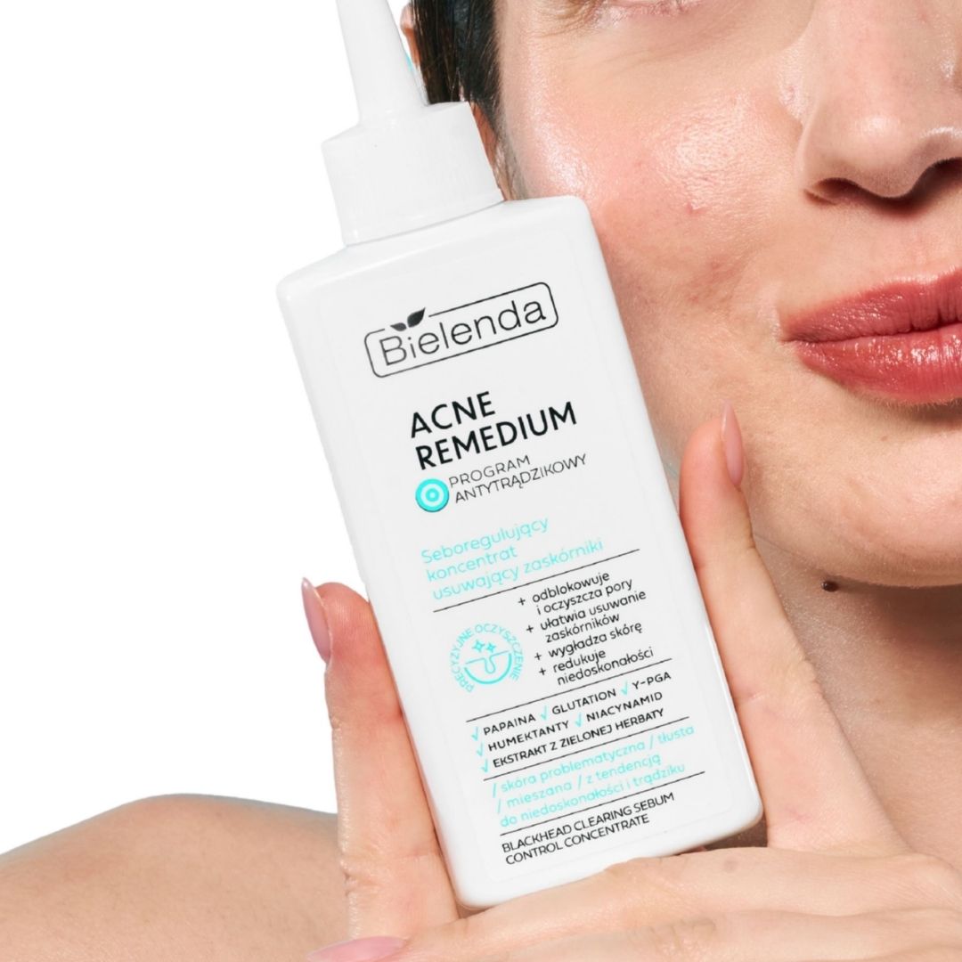 Bielenda ACNE REMEDIUM Sebum - regulating blackhead remover concentrate 130ml - Bielenda - Vesa Beauty