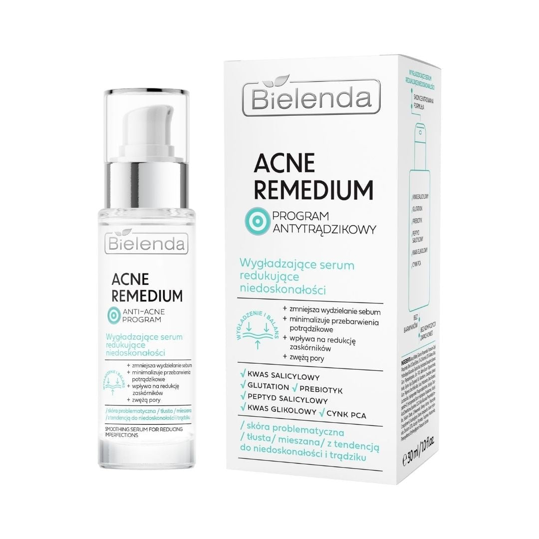 Bielenda ACNE REMEDIUM Smoothing serum reducing imperfections 30ml - Bielenda - Vesa Beauty