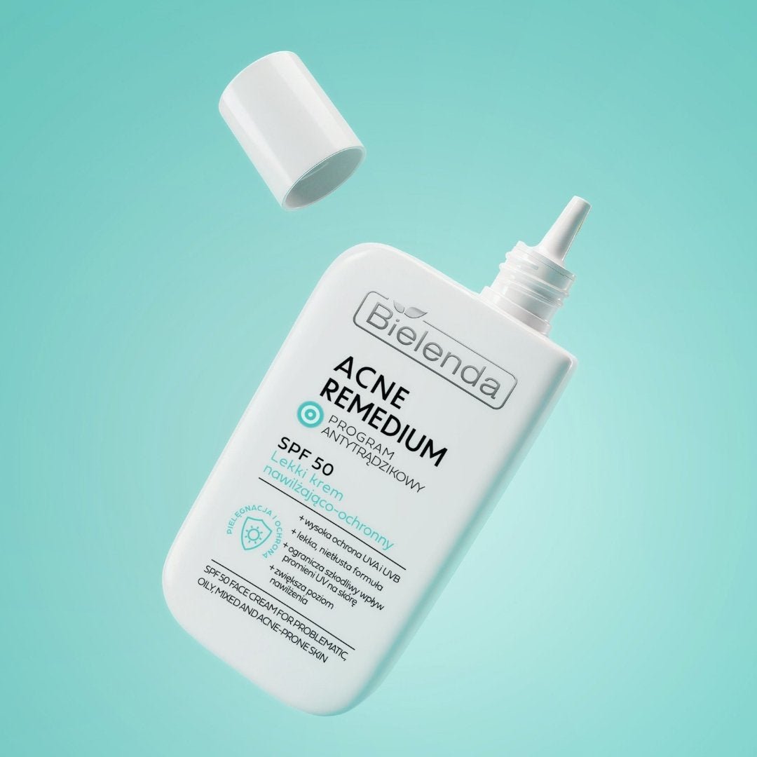 Bielenda ACNE REMEDIUM SPF 50 Light moisturizing - protective cream 40ml - Bielenda - Vesa Beauty