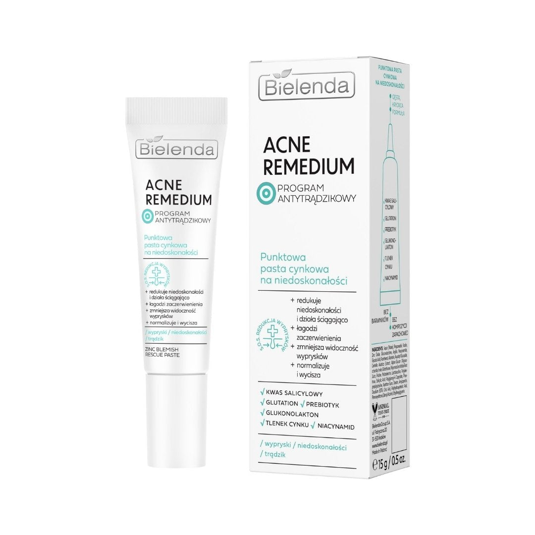 Bielenda ACNE REMEDIUM Spot zinc blemish rescue paste 15g - Bielenda - Vesa Beauty