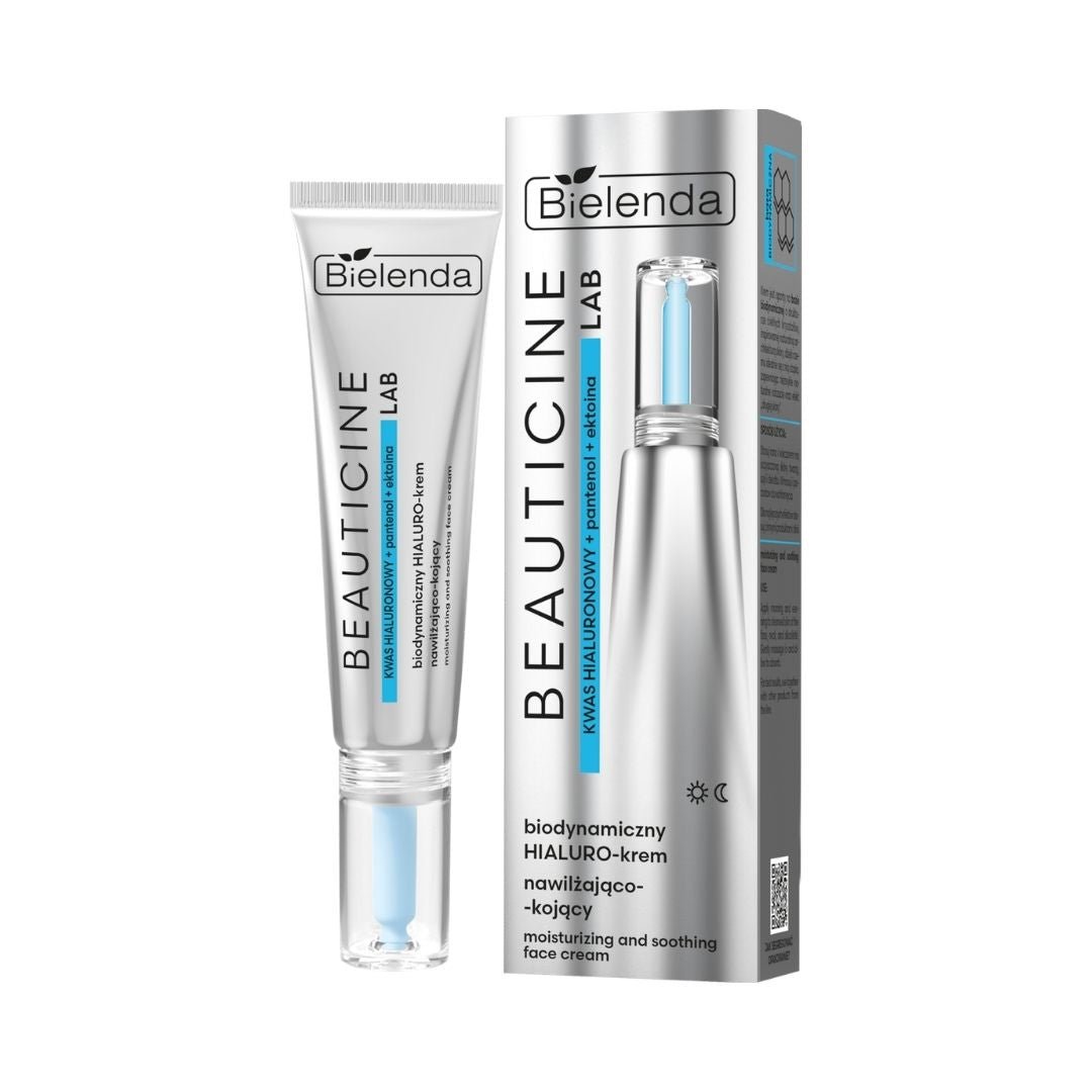 Bielenda BEAUTICINE LAB Moisturizing &amp; soothing face cream HYALURO 40ml - Bielenda - Vesa Beauty