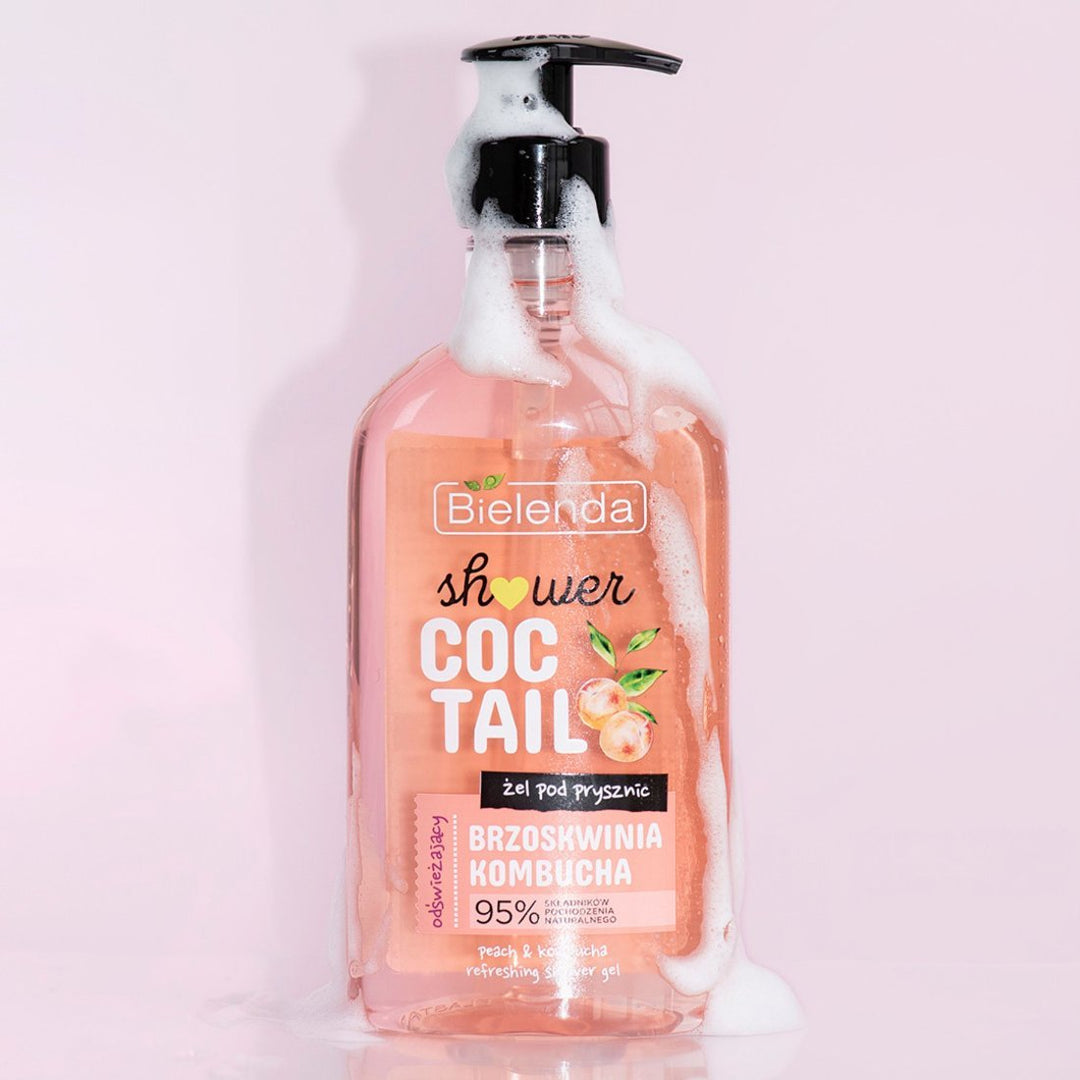 Bielenda COCTAIL - Refreshing Shower Gel Peach & Kombucha 400ml - Bielenda - Vesa Beauty