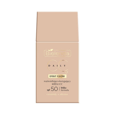 Bielenda DAILY CC SPF50 Illuminating - correcting CC CREAM with GLOW effect 40ml - Bielenda - Vesa Beauty