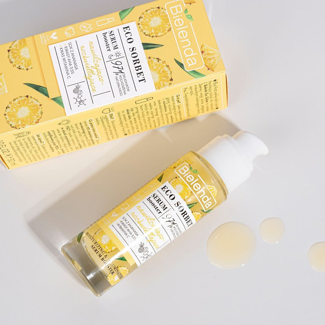 Bielenda ECO SORBET - Pineapple - Moisturizing & Illuminating Serum - Booster 30ml - Bielenda - Vesa Beauty