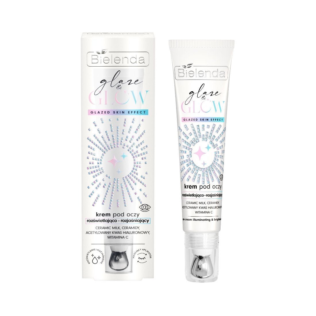 Bielenda Glaze & Glow - Eye Cream Illuminating & Brightening 15ml - Bielenda - Vesa Beauty