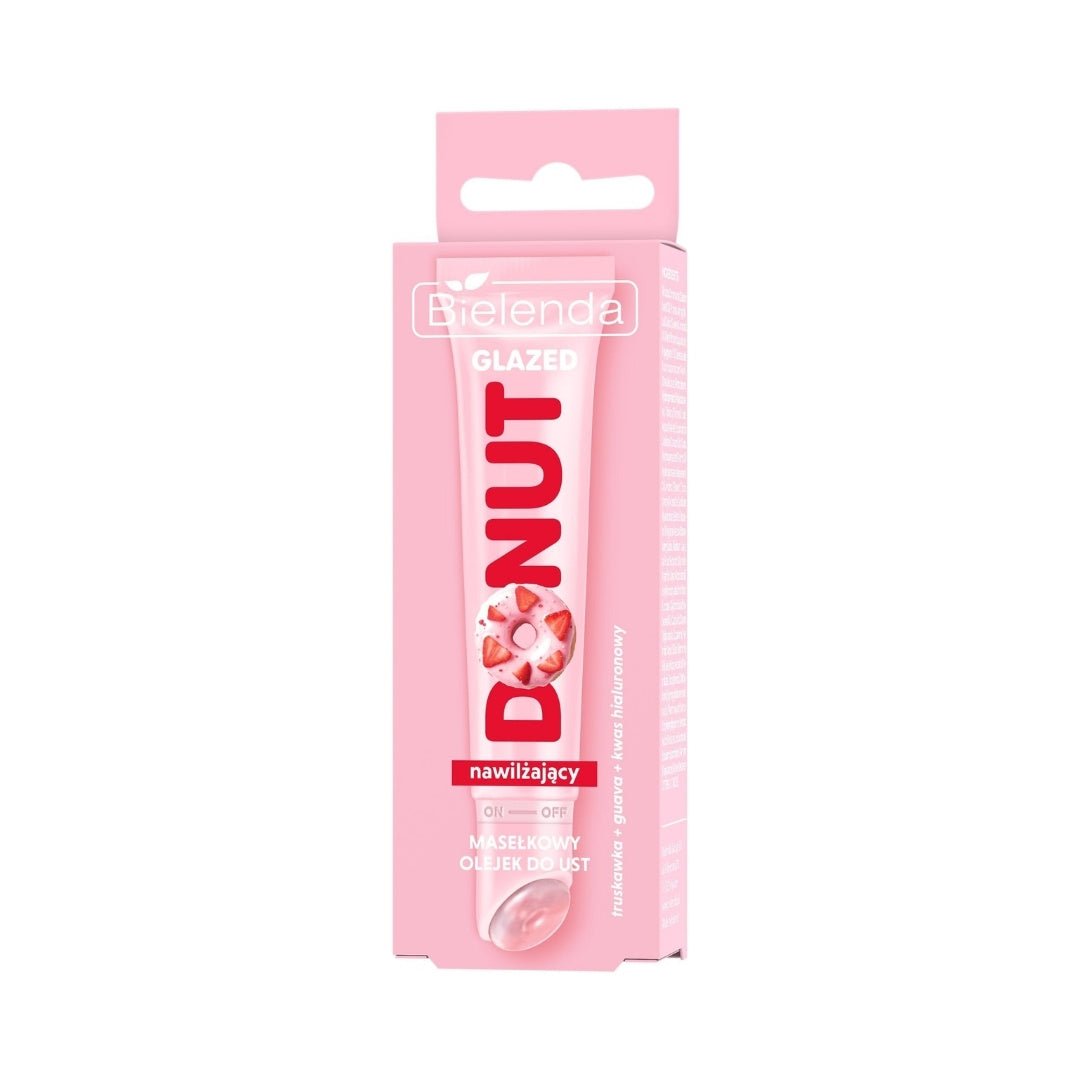 Bielenda GLAZED DONUT butter melt - Guava+ Strawberry + Hyaluron - buttery lip oil moisturizing 10g - Bielenda - Vesa Beauty