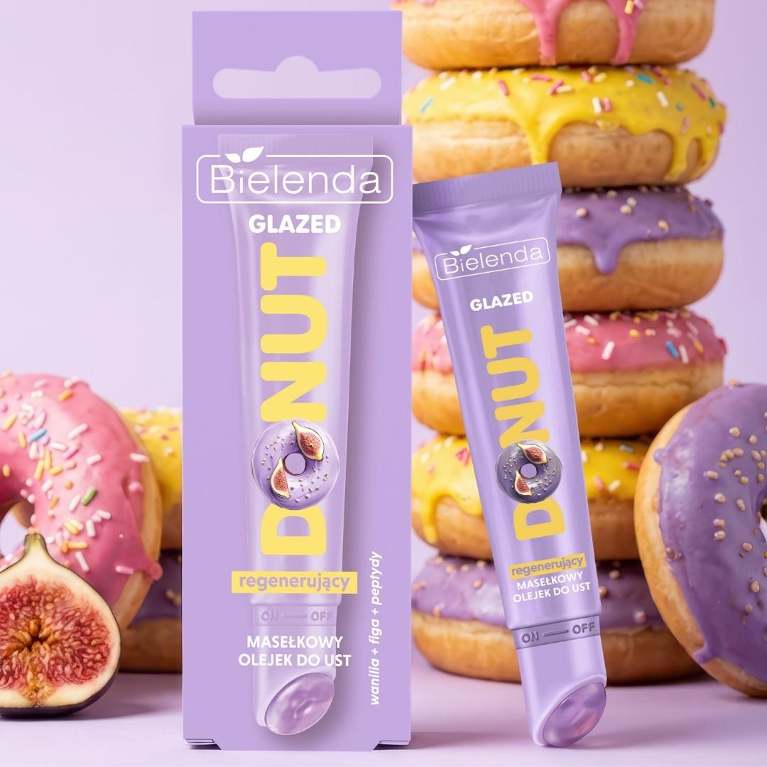 Bielenda GLAZED DONUT butter melt - Honey + Pear + Ceramides - buttery lip oil - nourishing 10g - Bielenda - Vesa Beauty