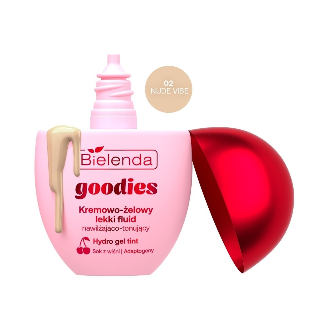 Natural Cosmetics Bielenda Goodies Cream‑Gel Lightweight Moisturizing & Toning Fluid 40ml