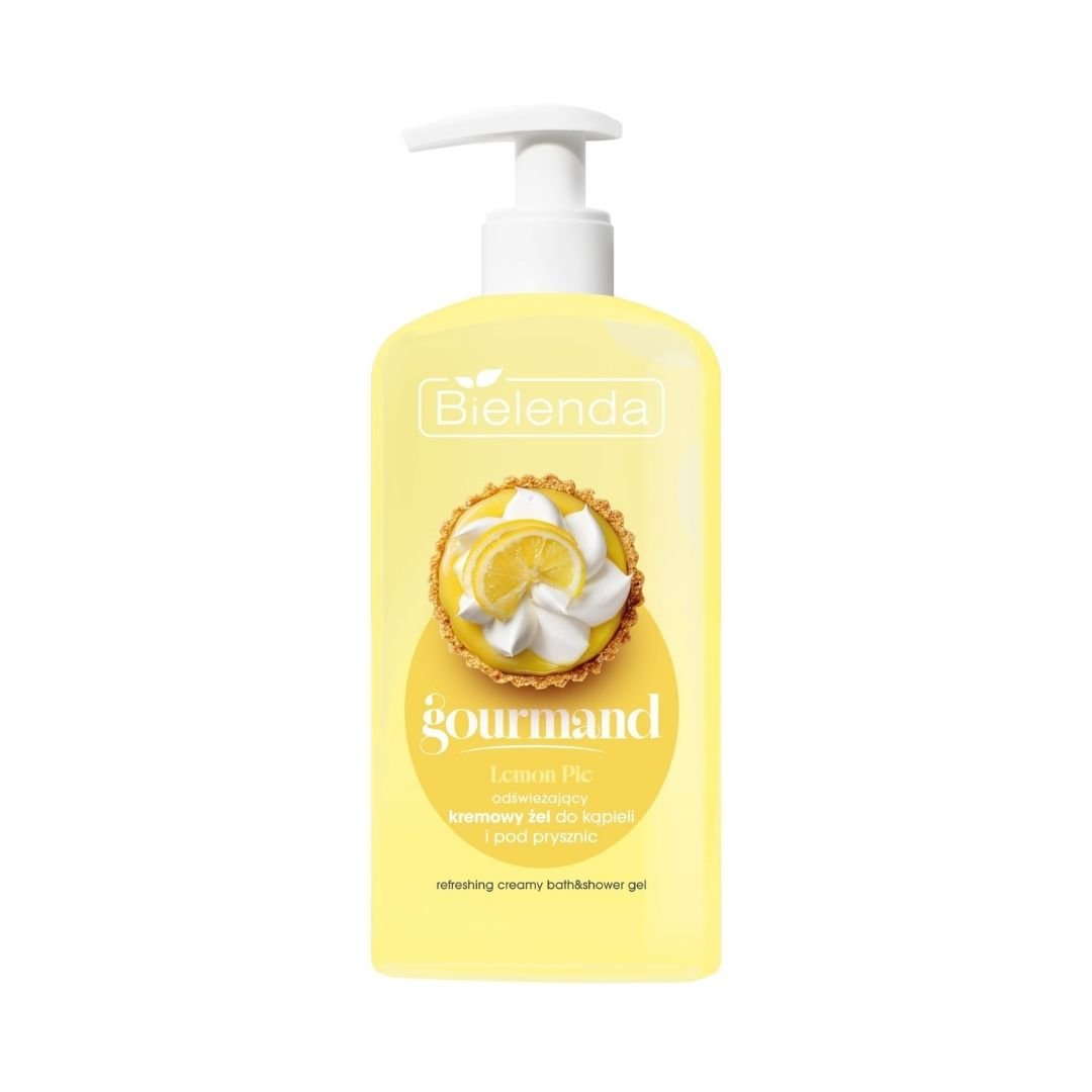 Bielenda GOURMAND Lemon Pie - Refreshing Creamy Bath &amp; Shower Gel 300ml - Bielenda - Vesa Beauty