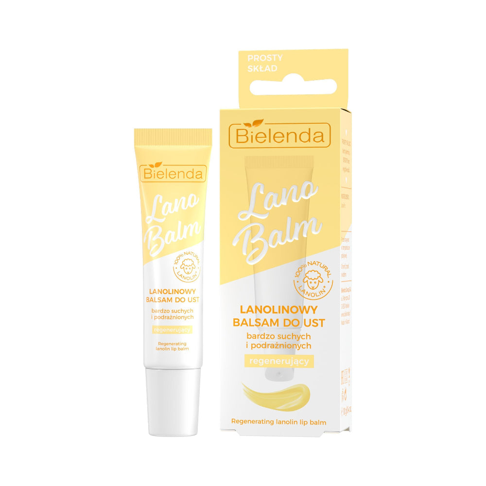 Natural Cosmetics LANO BALM Regenerating Lanolin balm for very dry and irritated lips 10g