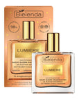 Natural Cosmetics LUMIERE Multifunctional dry care oil with golden particles for face, body & hair 50ml