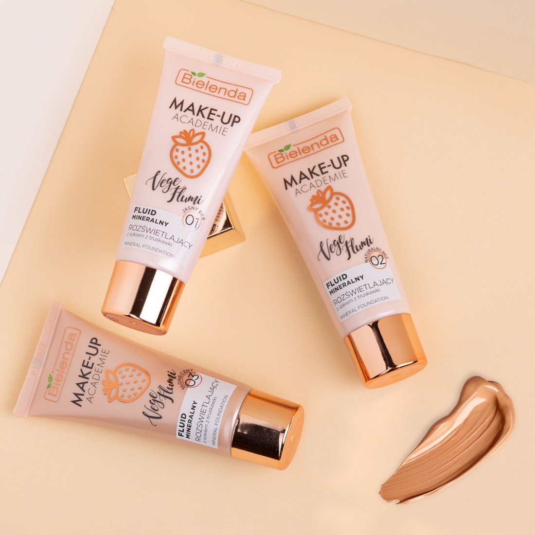 Bielenda MAKE - UP ACADEMIE - Mineral Foundation VEGE FLUMI 30g - Bielenda - Vesa Beauty