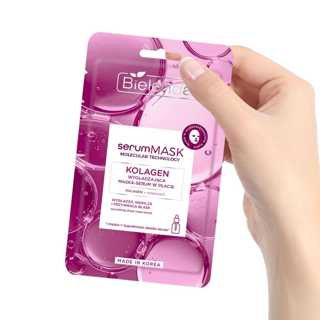 Bielenda SERUM MASK Collagen Smoothing serum sheet mask 1 pc - Bielenda - Vesa Beauty