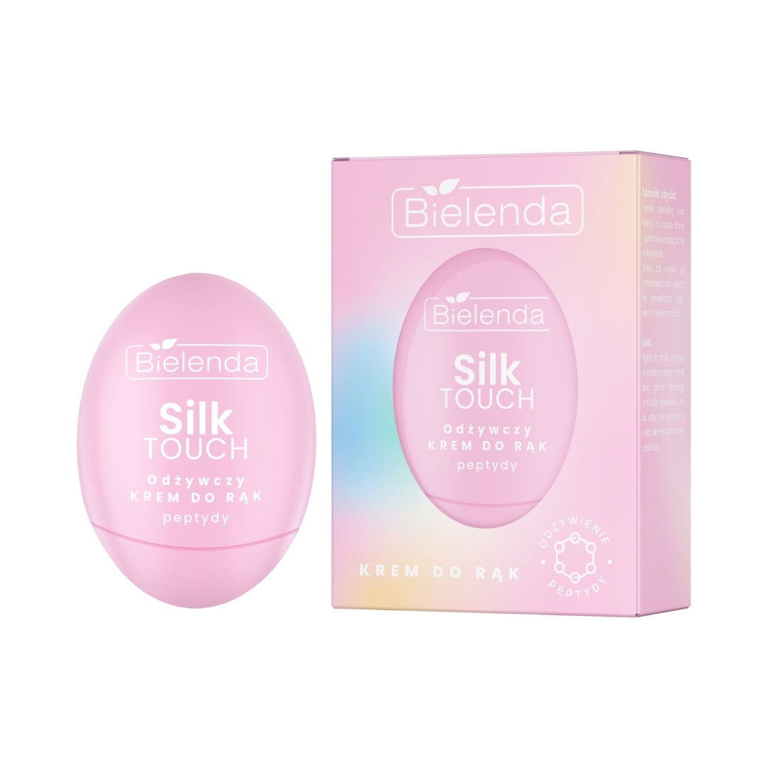 Natural Cosmetics Bielenda SILK TOUCH Nourishing Hand Cream Peptides 50g