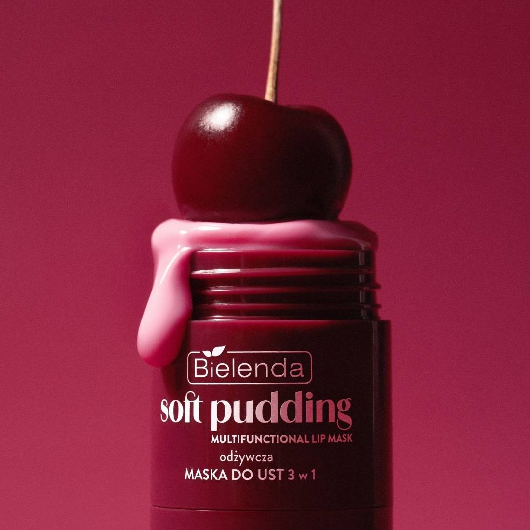 Bielenda SOFT PUDDING Multifunctional Lip Mask 3in1 - Very Cherry 12g - Bielenda - Vesa Beauty