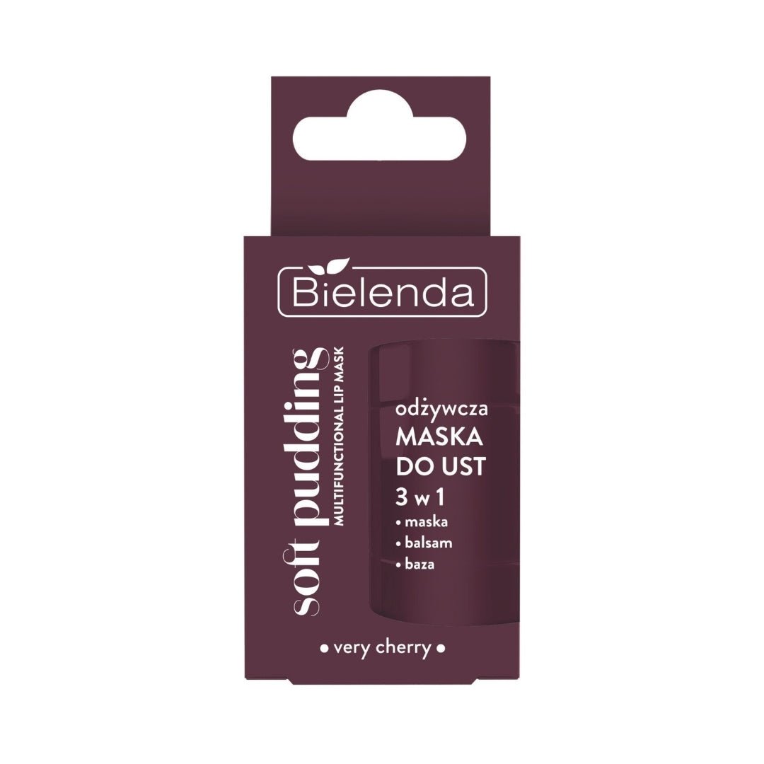 Bielenda SOFT PUDDING Multifunctional Lip Mask 3in1 - Very Cherry 12g - Bielenda - Vesa Beauty