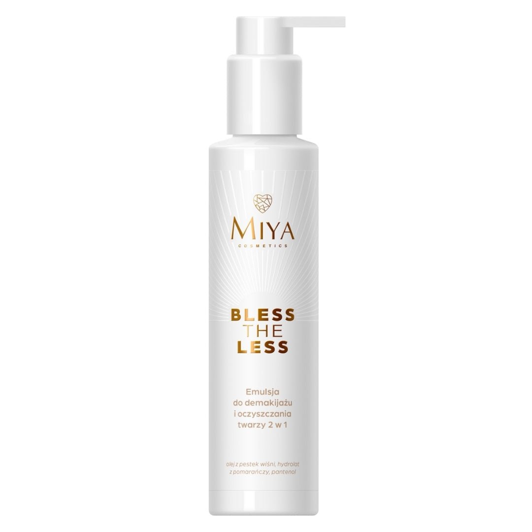 BLESS THE LESS 2in1 Make - up Remover and Cleansing Emulsion 150ml - MIYA Cosmetics - Vesa Beauty