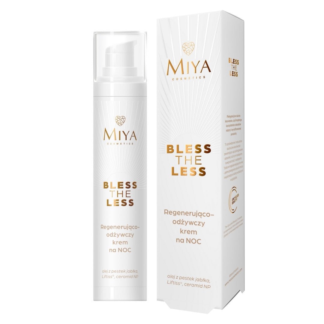 BLESS THE LESS Regenerating - nourishing Night Cream 50ml - MIYA Cosmetics - Vesa Beauty