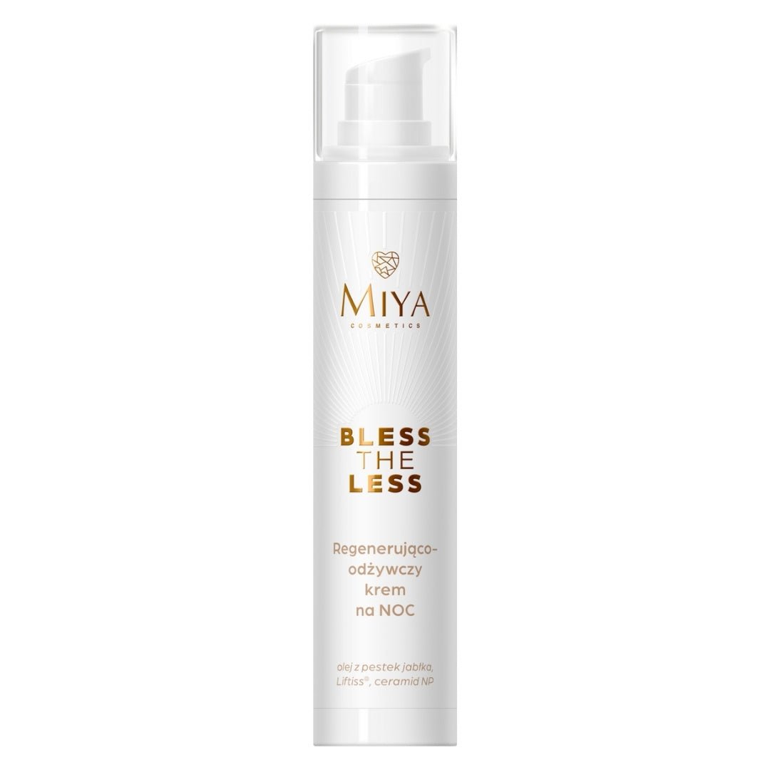 BLESS THE LESS Regenerating - nourishing Night Cream 50ml - MIYA Cosmetics - Vesa Beauty