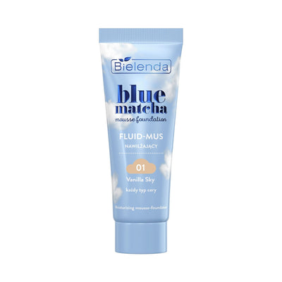 BLUE MATCHA Moisturizing Mousse Foundation 30g - Bielenda - Vesa Beauty