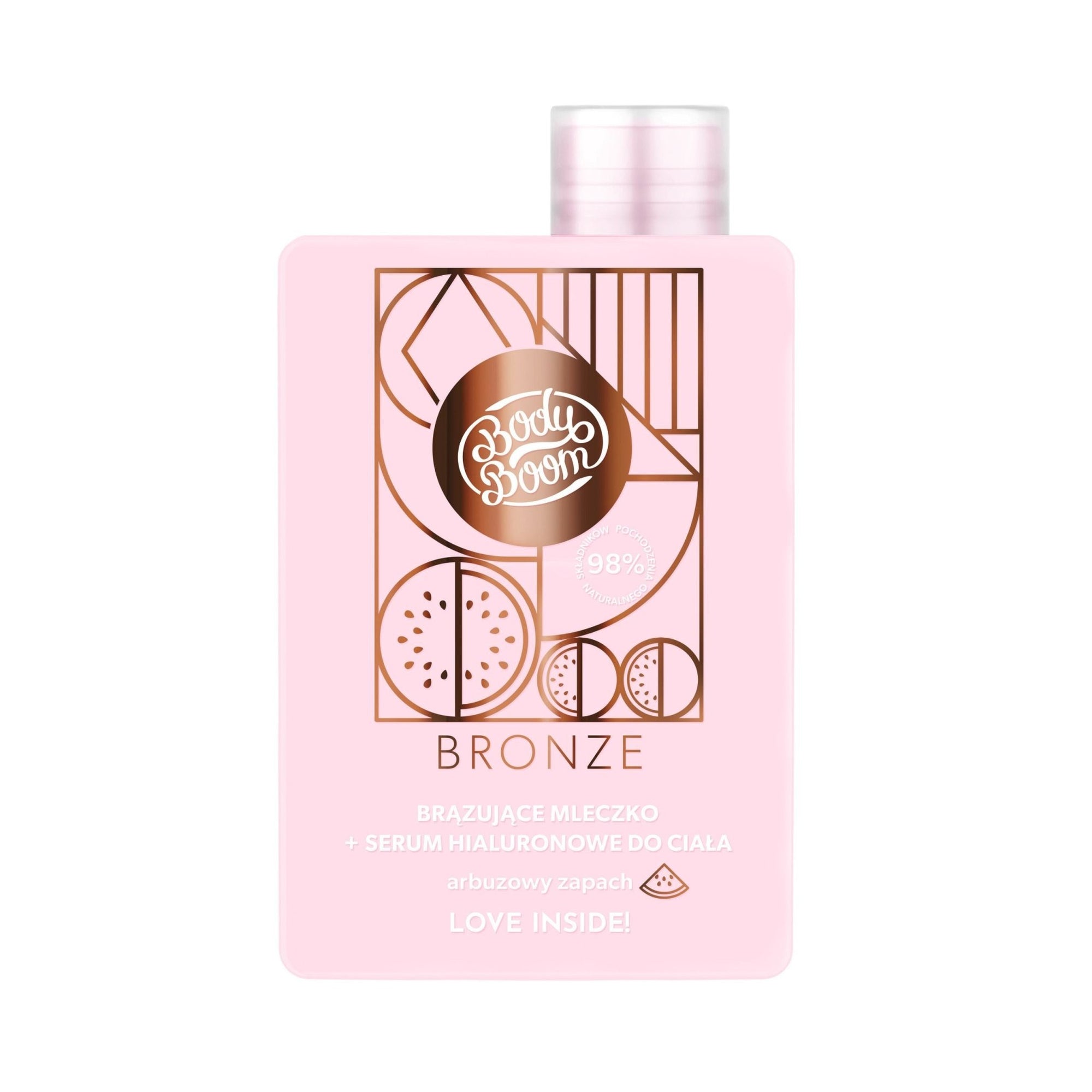 Bronze - Bronzing milk + hyaluronic serum for the body 2in1 140ml - BodyBoom - Vesa Beauty