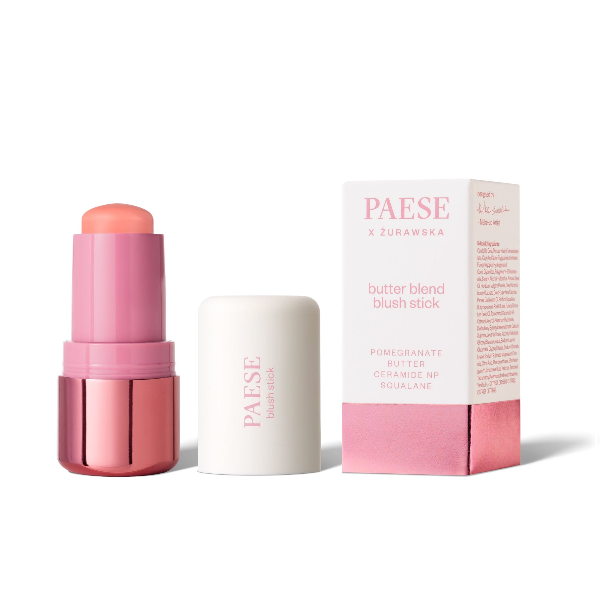BUTTER BLEND Blush Stick 6g - PAESE - Vesa Beauty